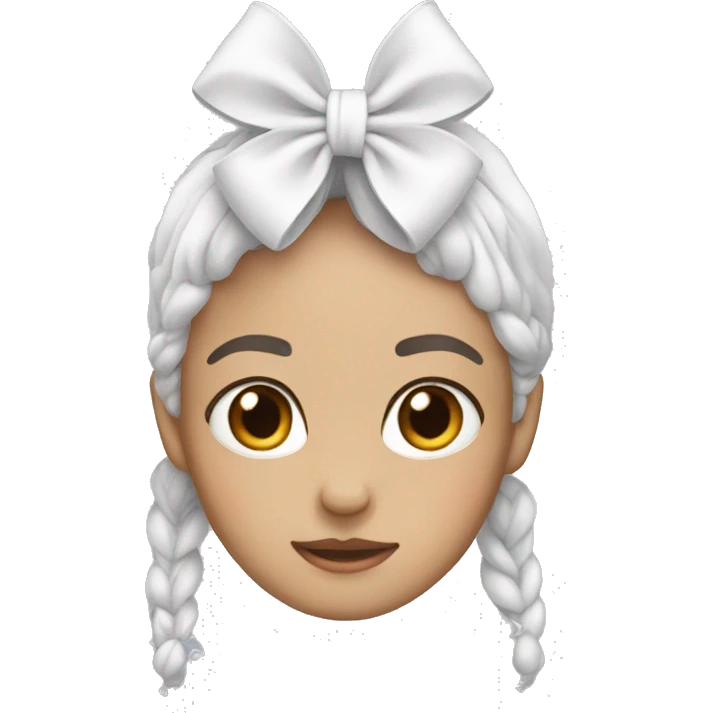 White Headbow  emoji