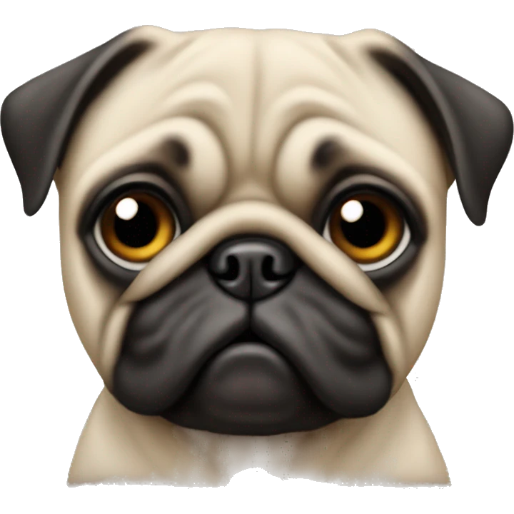 Pug with joint  emoji