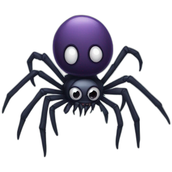 scary spider emoji