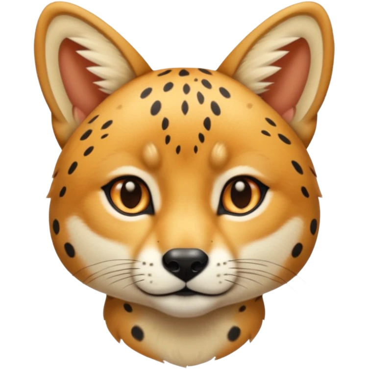 Cheetah-serval-shiba-inu-hybrid emoji