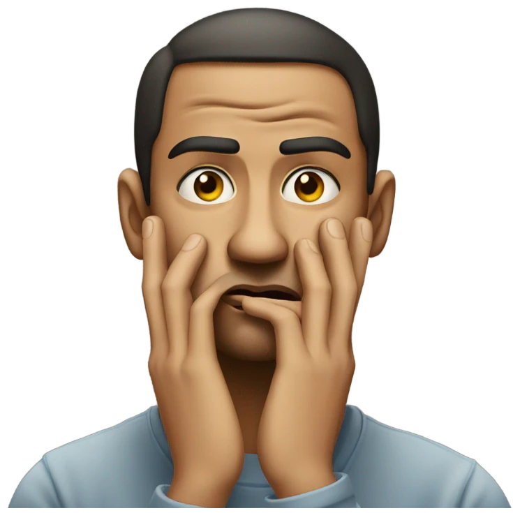 Guy plugging his nose  emoji