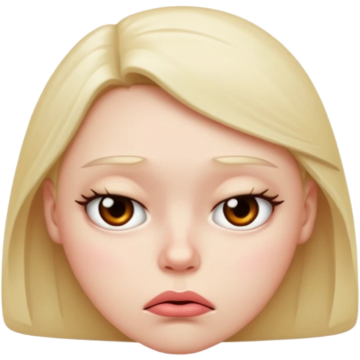 I want an emoji that’s pouting  emoji