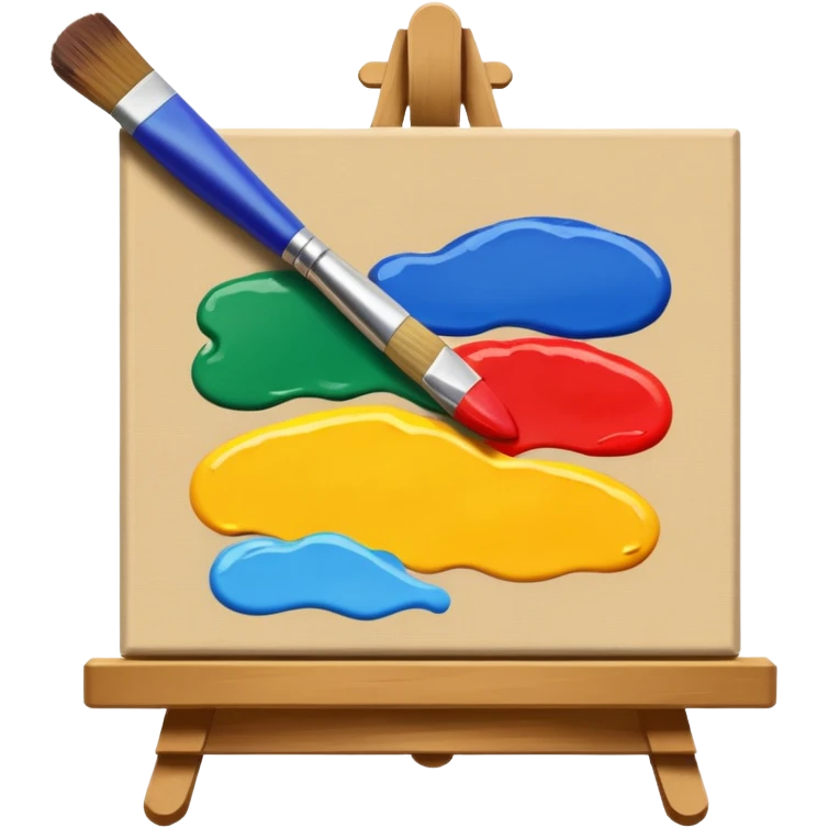 Canvas mid-painting (broad strokes) emoji