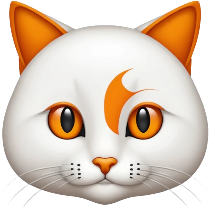 Kedi şeklinde Gülen bir yüz emoji