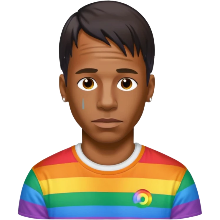 Make Travis Scott with a gay shirt emoji