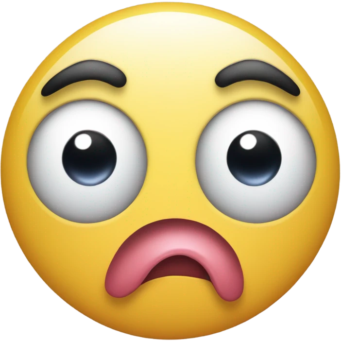 toungue out emoji but with mysterious cute look away eyes emoji