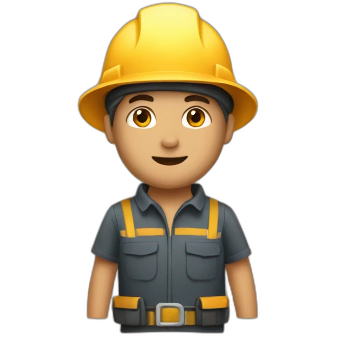 Mining lead emoji