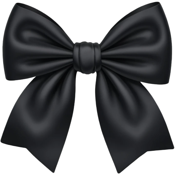 black bow emoji