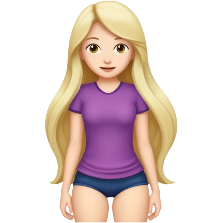 Girl shaking her butt emoji