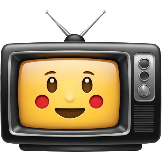 Create an emoji in which it is representing an app like YouTube professional logo of this app but don't make it like YouTube this app name as :- InSights TV emoji