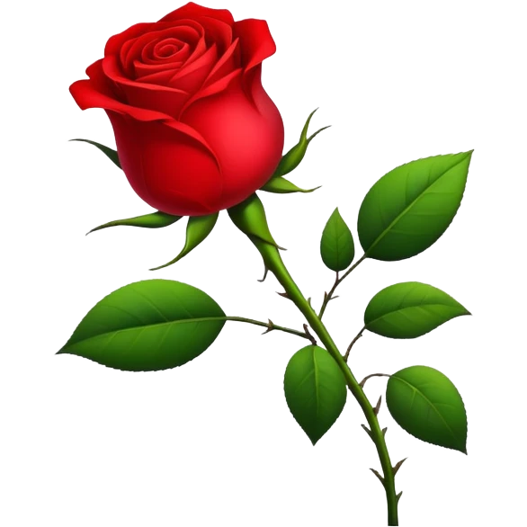 red rose emoji