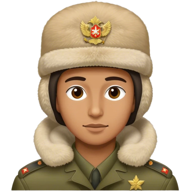 Russian army ushanha hat emoji