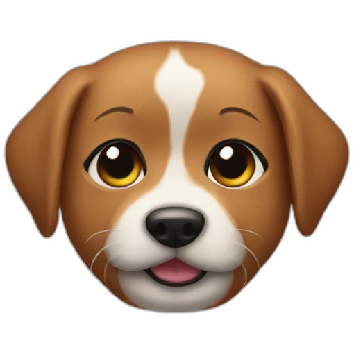 Puppy mask emoji