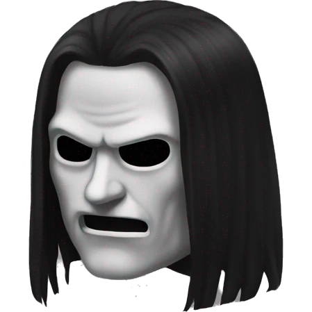 blackmetal head  emoji