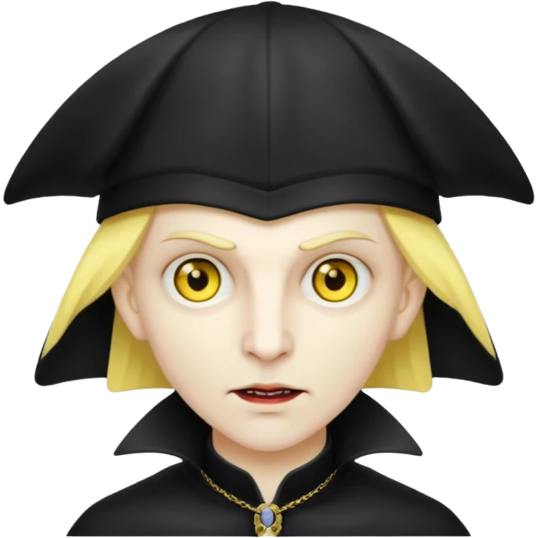vampire with yellow hat  emoji
