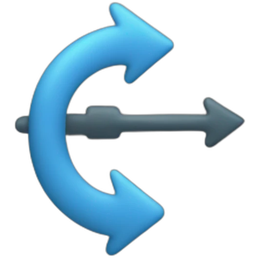  curved arrow emoji