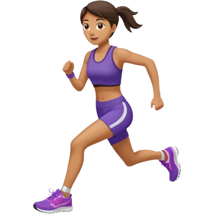 Morning Jogger woman emoji