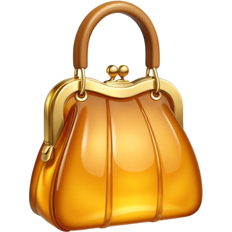 Purse made of honey emoji