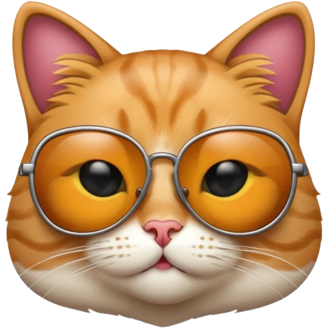 Cat wearing sunglasses emoji