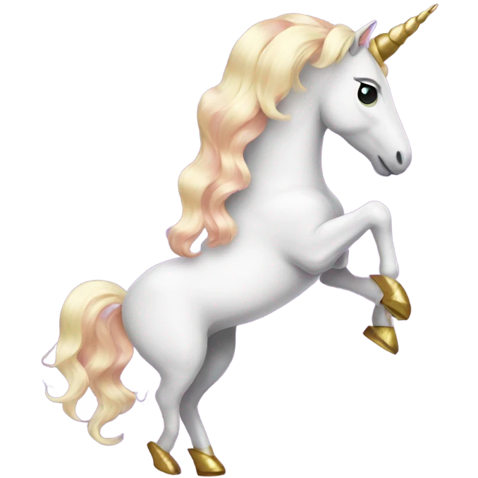 unicorn wearing heels emoji
