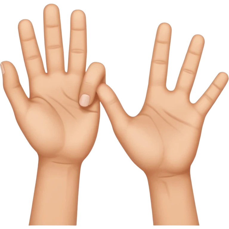 two hands making an L each using the index and thumb emoji