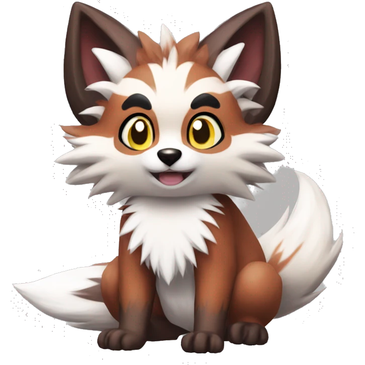 Lycanroc Furret Zigzagoon emoji