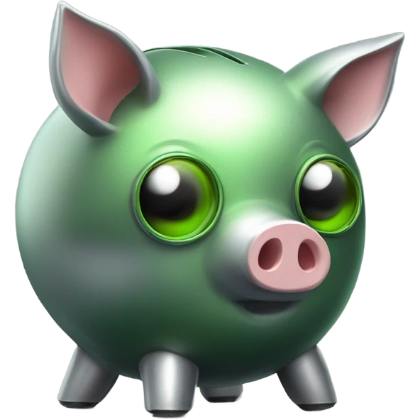 alien piggy bank emoji