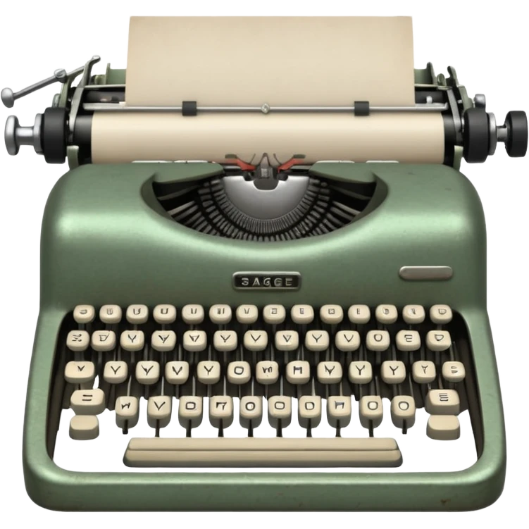 Sage typewriter emoji