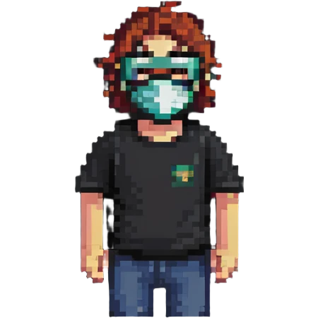 Alex the Terrible with mask emoji