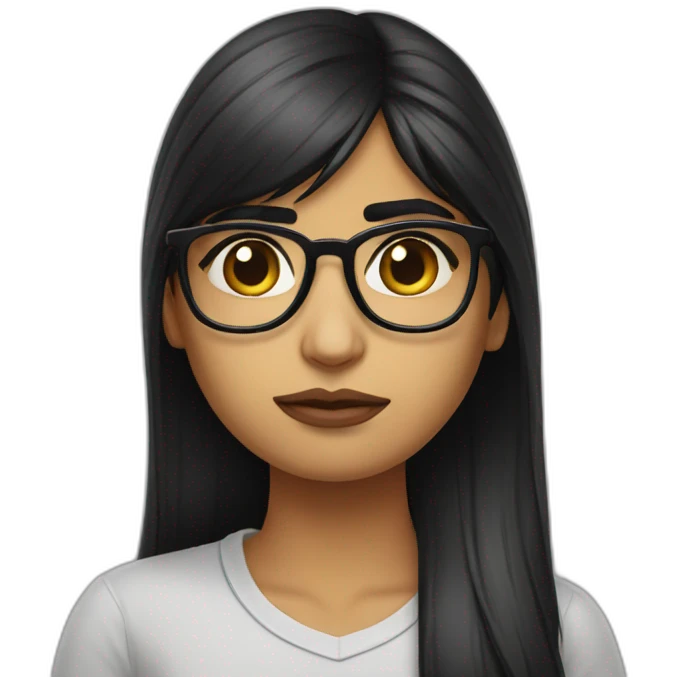 Mia Khalifa sad emoji