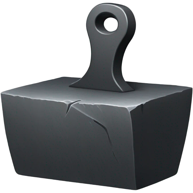 dark anvil emoji