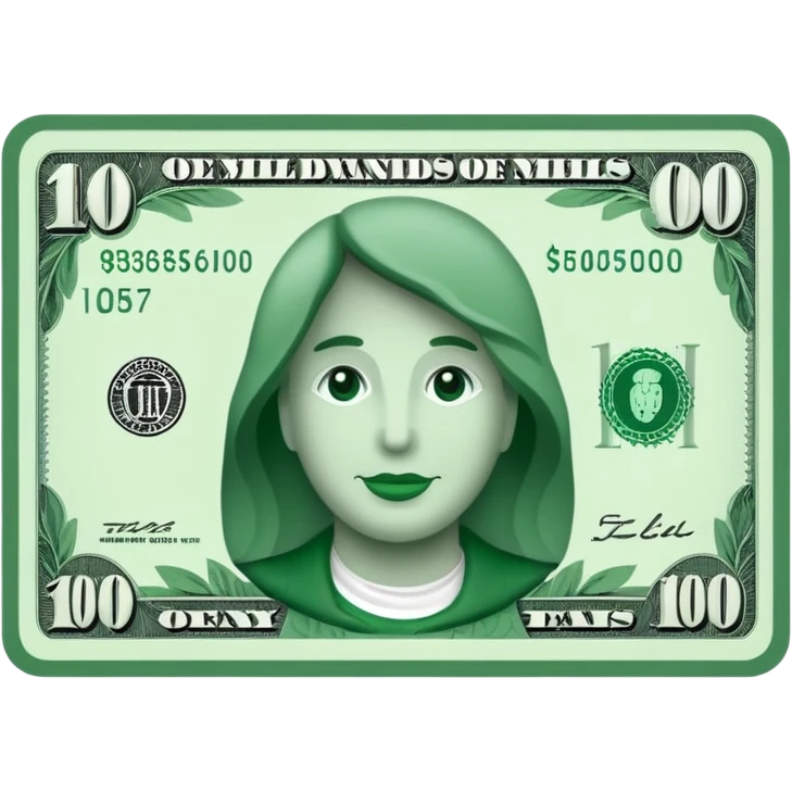 100 dollar bill  emoji