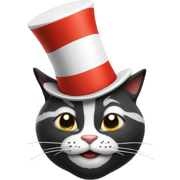 Cat in the hat emoji