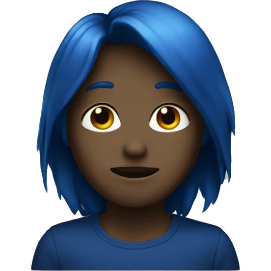 dark blue hear emoji