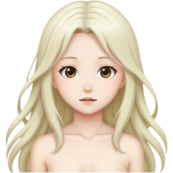 Создай стикер голый аниме тянки emoji