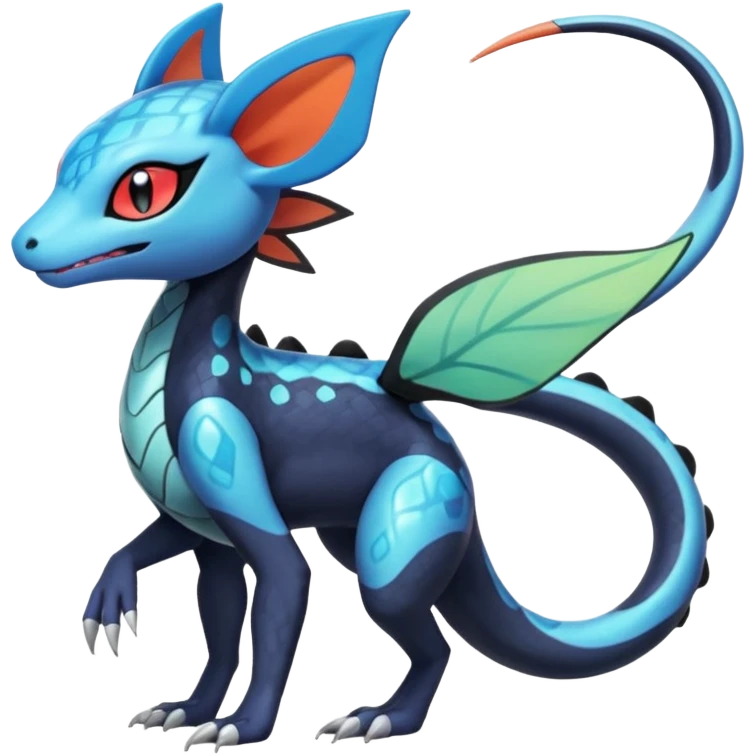 Meloetta-Dewott-Salandit-Nargacuga-Pokémon-Fakémon-fusion-hybrid-creature emoji
