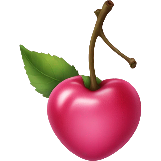 Pink cherrys emoji