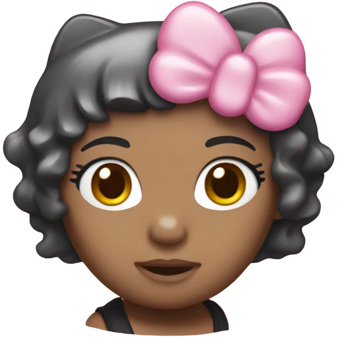 Pink hello kitty emoji