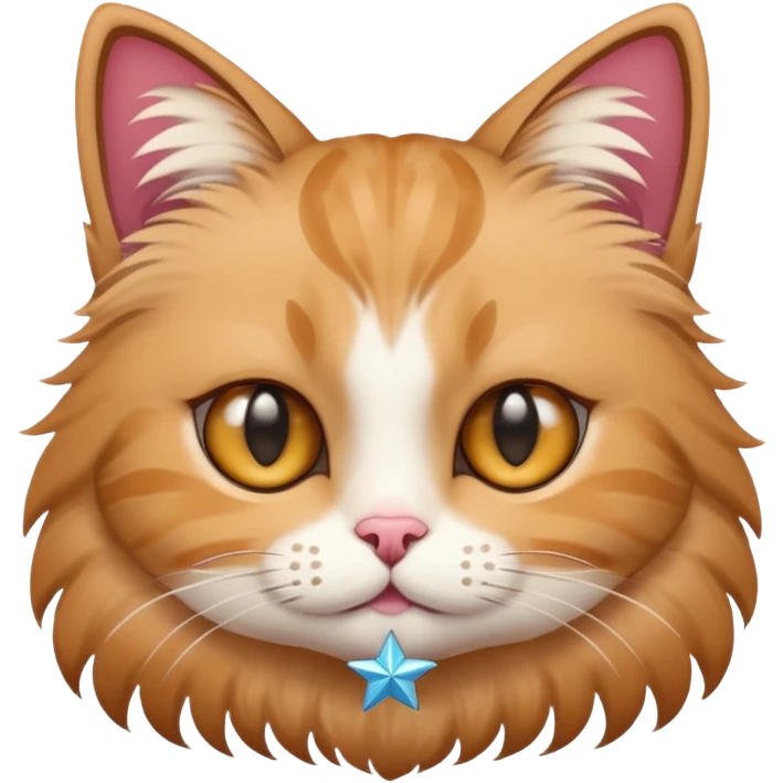 a cat with star on eyes emoji
