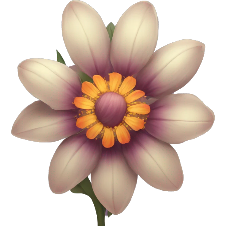 Fantasy beautiful flower emoji