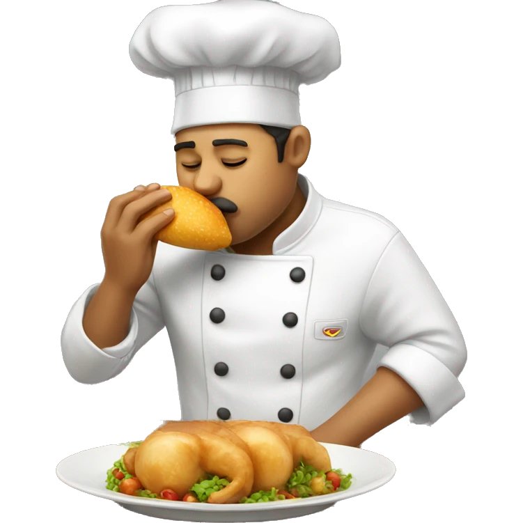 Chef kissing food emoji