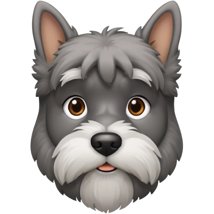 Cute Schnauzer  emoji