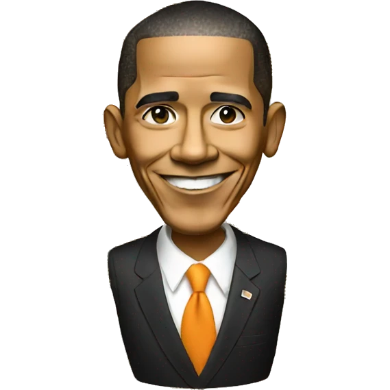 Obama orange emoji
