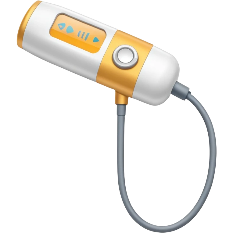 make a  medical transvaginal ultrasound tranducer emoji