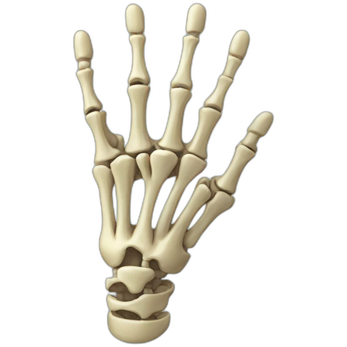 ok hand skeleton emoji
