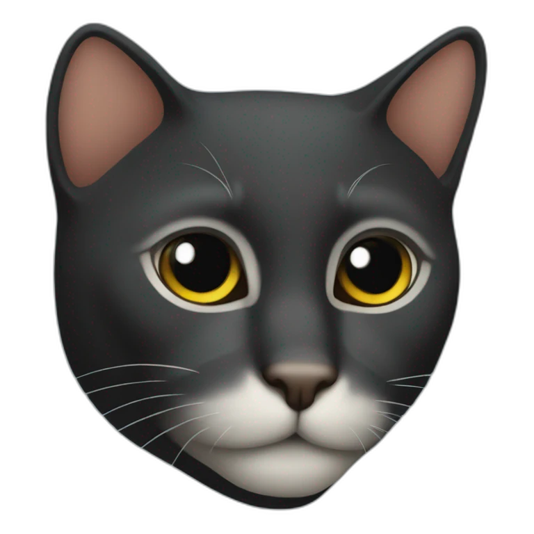 Gato negro emoji