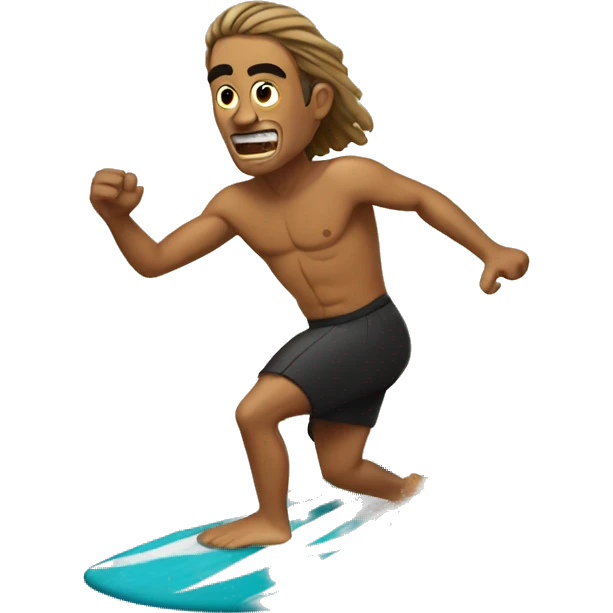 mexicano surfeando emoji
