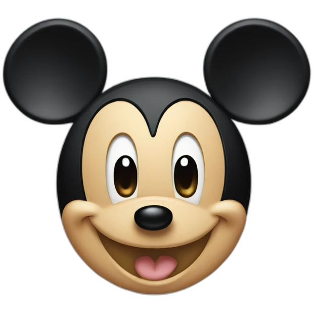 Mickey mouse emoji