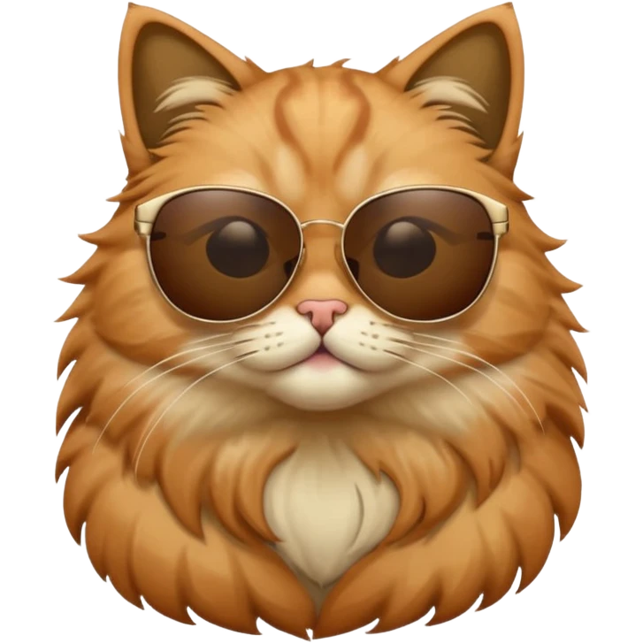 Cat wearing sunglasses emoji