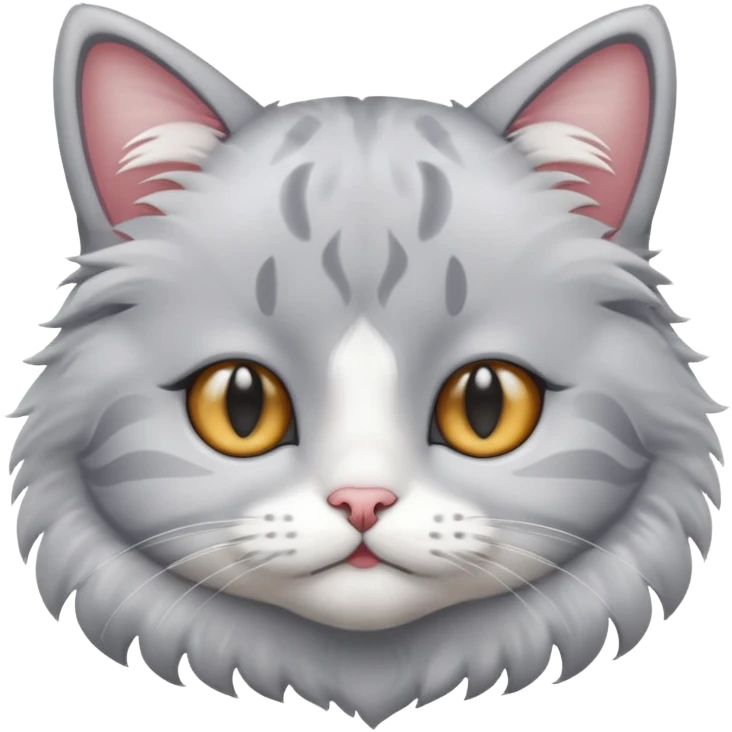 cute cat with watery eyes emoji